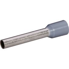 Aderendhülse Ferratec DIN isoliert 4mm²/18mm grau - 100 Stück