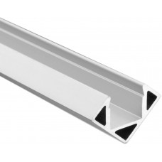 Alu-Eckprofil Typ 8 DOTLUX silber 18×26×2000mm für LED-Streifen