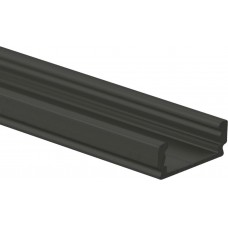Aufbau-Profil DOTLUX Typ1 Aluminium schwarz 2m