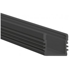 Aufbau-Profil DOTLUX Typ2 Aluminium schwarz 2m