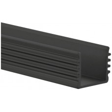 Aufbau-Profil DOTLUX Typ4 Aluminium schwarz 2m