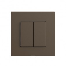 Bedienaufsatz zu Druckschalter 2K/2T WLAN EDIZIOdue Wiser coffee Bedienaufsatz zu Druckschalter 2K/2T WLAN EDIZIOdue Wiser coffee