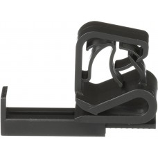 Clip Panduit für Kabel Ø 6.6-7.5mm parallel zur Befestigung unten schwarz - 100 Stück