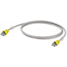 Crossover-Patchkabel Weidmüller CabinetLine Cat.6 LSZH RJ45/RJ45 15m grau