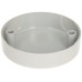 Deckenrosette Max Hauri 2×Befestigungslöcher Ø83×21mm lichtgrau