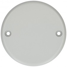 Deckenrosette Max Hauri 2×Befestigungslöcher Ø83×21mm lichtgrau