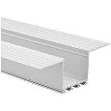 EB-Aluprofil Typ 18 DOTLUX silber 67×24×2000mm für LED-Streifen