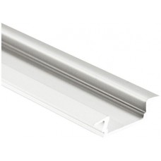 EB-Aluprofil Typ 5 DOTLUX silber 23×6×2000mm für LED-Streifen