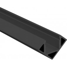 Eckprofil DOTLUX Typ8 Aluminium schwarz 2m