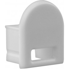 Endkappe DOTLUX PVC für Profil Abdeckung 4E grau Kabeldurchführung