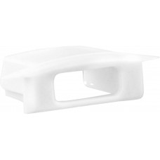 Endkappe DOTLUX PVC für Profil/Abdeckung 5B weiss mit Kabeldurchführung