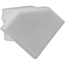 Endkappe DOTLUX aus PVC für Profil/Abdeckung 8I grau