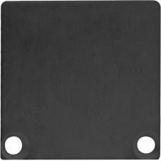 Endkappe Profil/Abdeckung Alu 11J/12J schwarz 2 Stk. mit Schrauben