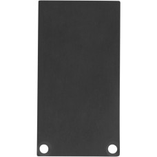 Endkappe Profil/Abdeckung Alu 11L/12L schwarz 2 Stk. mit Schrauben