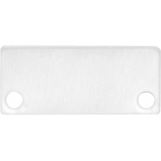 Endkappe Profil/Abdeckung Alu 9J/10J weiss 2 Stk. mit Schrauben