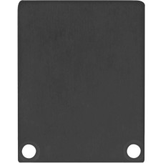 Endkappe Profil/Abdeckung Alu 9L/10L schwarz 2 Stk. mit Schrauben