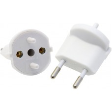 Fixadapter Max Hauri 2L 10A 230VAC Schuko/T11 CEE7/17-CH T11 weiss