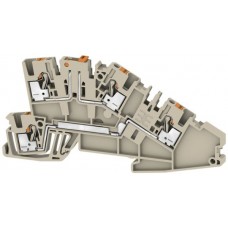 Installations-Reihenklemme Weidmüller AITB 2.5 LDT-L PUSH IN 2 Etagen