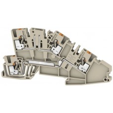 Installations-Reihenklemme Weidmüller AITB 2.5 LDT-L W/O DTLV PUSH IN 2 Etagen