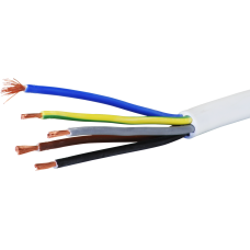 Kabel Td 5×2,5mm² 3LNPE weiss Eca - Preis pro Meter