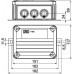 Kabelabzweigkasten Bettermann E30-E90 1 Sicherungshalter 150×116×67mm 6mm² orange
