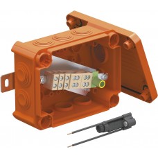Kabelabzweigkasten Bettermann E30-E90 1 Sicherungshalter 150×116×67mm 6mm² orange