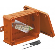 Kabelabzweigkasten Bettermann E30-E90 1 Sicherungshalter 190×150×77mm 10mm² orange