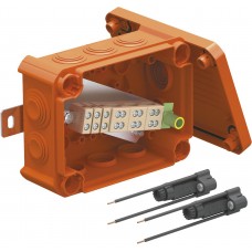 Kabelabzweigkasten Bettermann E30-E90 2 Sicherungshalter 150×116×67mm 6mm² orange