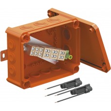Kabelabzweigkasten Bettermann E30-E90 2 Sicherungshalter 190×150×77mm 10mm² orange