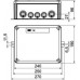 Kabelabzweigkasten Bettermann E30-E90 2 Sicherungshalter 240×190×95mm 16mm² orange