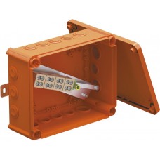 Kabelabzweigkasten Bettermann E30-E90 Doppelklemmen 240×190×95mm 5x16mm² orange