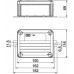 Kabelabzweigkasten Bettermann E30-E90 unbestückt 150×116×67mm orange