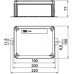 Kabelabzweigkasten Bettermann E30-E90 unbestückt 190×150×77mm orange