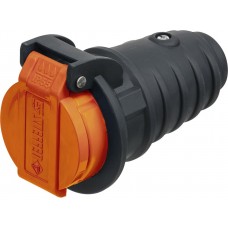 Kupplung Steffen T15 IP55 10A 400V anthrazit/Deckel orange