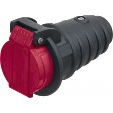 Kupplung Steffen T25 IP55 16A 400V anthrazit/Deckel rot