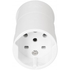 Kupplungssteckdose Max Hauri TH T15 400V horizontal Ø12.5mm weiss