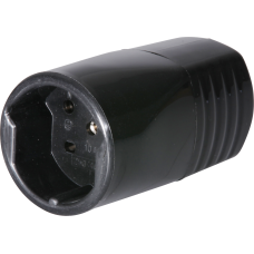 Kupplungssteckdose Warob T15 schwarz