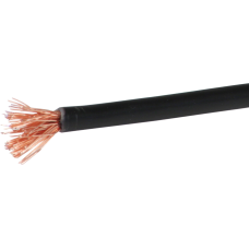 T-Litze Eca 6mm² halogenfrei schwarz H07Z-K 90°C - Spule à 100m