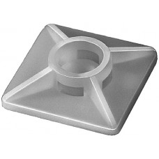 Montagesockel schraubbar 27x27mm weiss - 100 Stück