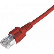Patchkabel Dätwyler CU RJ45 15.0 m rot S/FTP Kat.6A LS0H