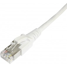Patchkabel RJ45 Dätwyler 7702 4P Kat.6A (IEC) S/FTP LSOH weiss 0.5m