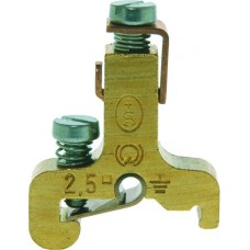 Schutzleiterklemme Woertz 2721 2.5mm² Schraub 6×24.5×21.4mm DIN15 blank