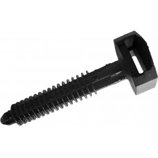 Sockel Plica BAS 30x6mm PA6.6 Dübelform schwarz - 50 Stück