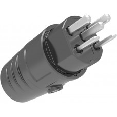 Stecker ELBRO T25 IP54 gummi schwarz