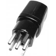 Stecker ELBRO T25 schwarz 16A 400V