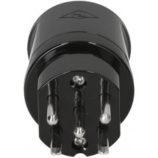 Stecker Max Haur TH T15 3L+N+PE 10A 400V horizontal Ø12.5mm schwarz