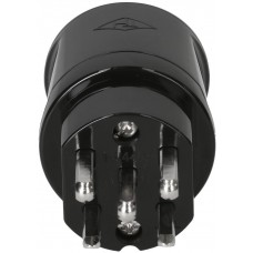 Stecker Max Hauri TH T25 3L+N+PE 16A 400V horizontal Ø12.5mm schwarz