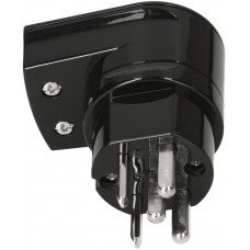 Stecker Max Hauri TH T25 3L+N+PE 16A 400V vertikal Ø12.5mm schwarz