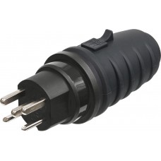 Stecker Steffen T25 IP55 16A 400V schwarz