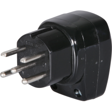 Stecker Warob T15 Einführung vertikal schwarz